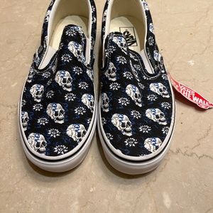 Vans Slip On Skeleton Shoes